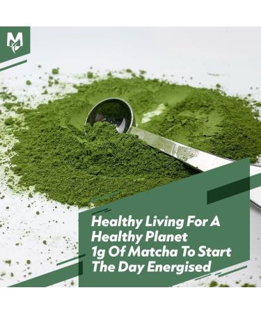 Matchaeco 50g Japanese Turmeric Matcha Green Tea Powder | Stone Ground Ceremonial Grade From Japan | Vegan Baking & Matcha Latte | Pesticide-Free | Eco-Friendly Packaging - Buy Online on GoSupps.com
