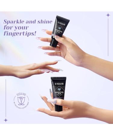 ROSALIND Rhinestone Glue for Nails - 30ml Super Strong Adhesive Gel for Nail Art Jewelry & Diamonds - Perfect Gift for Women - Buy Online on GoSupps.com