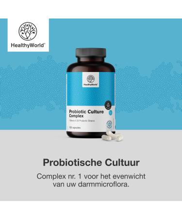 Be Healthy Group doo Probiotic Culture Complex of Microbial Cultures 120 Vegetable Capsules Intestinal Microflora Support Digestion 20 billion CFU per daily dose 2month supply - Buy Online on GoSupps.com