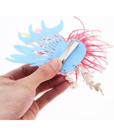 PATKAW Tropical Flowers Hair Clips for Women Girls Seashell Hair Clip Hawaiian Artificial Flower Hair Barrettes Flower Hair Pins Hair Accessories for Beach Luau Party Decor - Buy Online on GoSupps.com