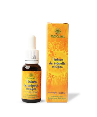 Pack x 2 - Tincture mother of Propolis - 20ml x bottle - ORGANIC - Promotes the well-being of the throat. 100% Natural. Gluten free. Concentrated at 15%.