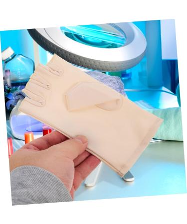 Healeved 4 Pairs Nail Gloves Miss Spandex Manicure Tools Anti-uv - Buy Online on GoSupps.com