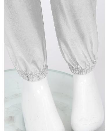 CHICTRY Girls Shiny Metallic Jazz Dance Pant Hip Hop Leggings Silver 10 Years - Buy Online on GoSupps.com