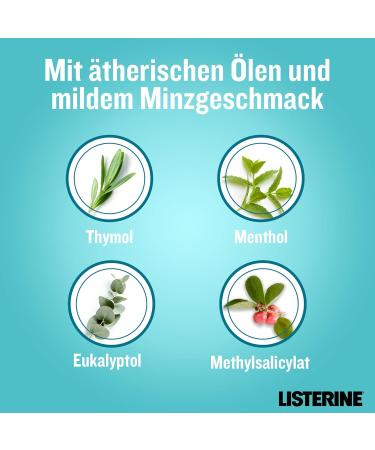 Buy Listerine Cool Mint Mild Alcohol-Free Antibacterial Mouthwash 95ml - Long-Lasting Freshness - Buy Online on GoSupps.com
