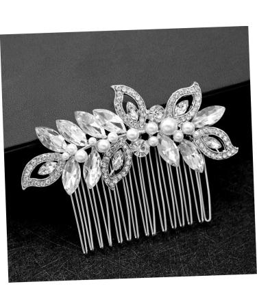Mikinona 1pc Bridal Hair Comb Bride Hair Clip Womens Hair Clips Wedding Hair Comb Elegant Headwear Hair Jewels for Women Goody Hair Clips for Women Hair Combs for Women Rhinestone Hair Comb - Buy Online on GoSupps.com