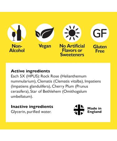 Bach RESCUE Remedy Dropper 20mL - Pack of 2 - Natural Stress Relief Homeopathic Flower Essence Vegan Gluten & Sugar-Free Non-Habit Forming (Non-Alcohol Formula) 20 mL (Pack of 2) - Buy Online on GoSupps.com