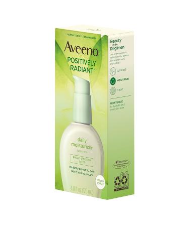 Aveeno Positively Radiant Daily Face Moisturizer SPF 15 | Soy Extract | 4 fl. oz - International Shipping Available - Buy Online on GoSupps.com