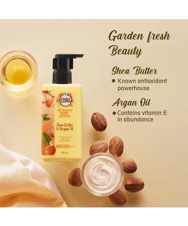 Buds & Berries Fruit Nourish Body Lotion with Shea Butter & Argan Oil | Rich Moisturisation for Normal to Dry Skin | Paraben-Free 240ml | International Shipping - Buy Online on GoSupps.com