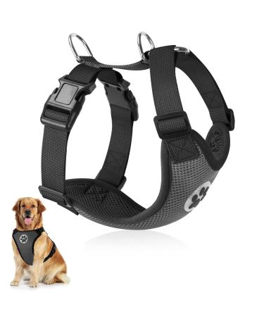 Slowton dog harness for dogs no pull safety harness Small medium dog breast harness Dog harness soft padded breathable lit