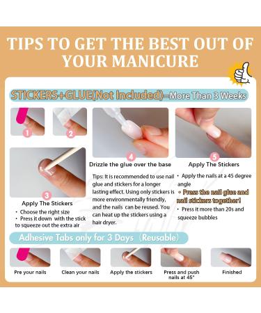 30 PCS Dark Green Almond French Tip Press-On Nails | Medium Short False Nails | SXVME Glue-On Gel Acrylic Nails for Women - Buy Online on GoSupps.com