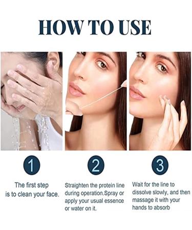 Soluble Protein Thread Absorbable Collagen Thread for Face Lift Soluble Protein Thread and Nano Gold Essence Combination Lifting Face Instantly (2 Box) - Buy Online on GoSupps.com