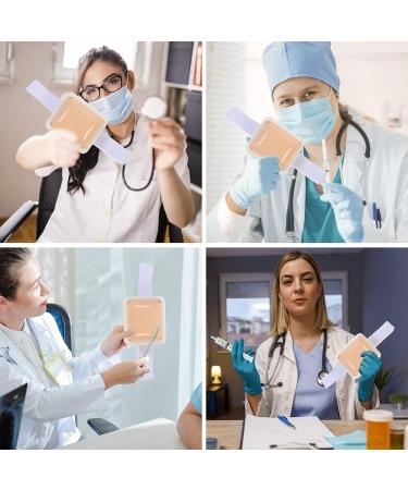 iplusmile Human Skin Injection Pad with Strap - Medical Training Practice Pad for Nurse Training - Buy Online on GoSupps.com