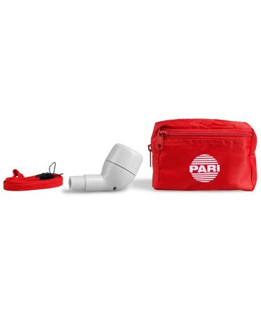 Pari O-Pep Breathing therapy device adults and children from 5 years-lung trainer-liner solder bronchi-with a hen bandage and transport bag