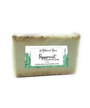Handmade Peppermint Soap Bar 4.5 oz