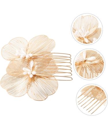 Didiseaon Clips for Hair Bridal Hair Accessories Metal Hair Comb Alloy Bridal Headpiece Plastic - Buy Online on GoSupps.com