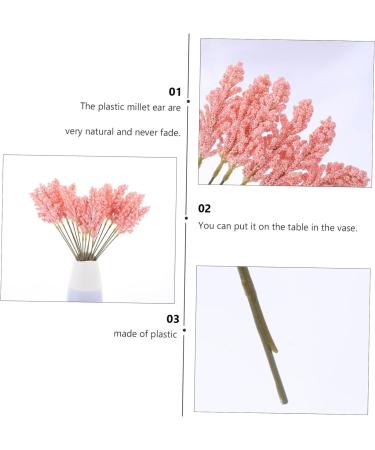 Zerodeko 36 Pcs Artificial Corn Ear Fake Flower Floral Arrangement Wheat Ear Houseplants Live Indoor Greenery Green Vase Plant Indoor Pampas Vase Reward Pink Bride Cascade Plastic Pinkx2pcs 30X1.5CMx2pcs - Buy Online on GoSupps.com