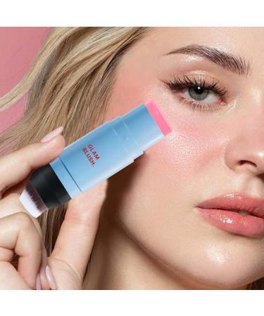 Creamy Blush Stick | Lightweight Multi-Use Stick for Lips & Cheeks Double Ended Long-Lasting Instant Color - Multifunctional Daily Use Versatile Beauty - Buy Online on GoSupps.com