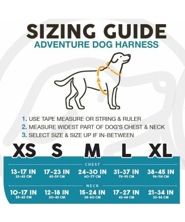 Embark Pets Adventure Dog Harness Medium - No Pull, Anti-Pull, Adjustable, Orange - Chest 60-77 cm - Buy Online on GoSupps.com