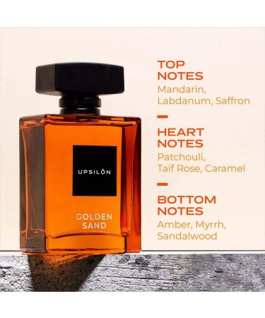 UP_SILON Golden Sand Men'S Liquid Perfume | Long Lasting Eau De Perfumes For Men | Luxury Premium Perfume For Men | Fresh & Powerful Fragrance | Travel Friendly Edp Perfume For Men (100 Ml) - Buy Online on GoSupps.com