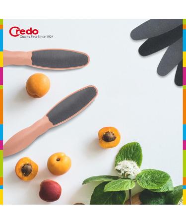 CREDO Duosoft Foot File - Coarse & Fine Apricot Surfaces for Smooth Feet | International Shipping Available - Buy Online on GoSupps.com