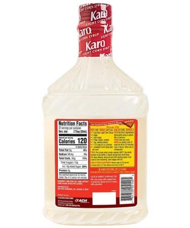 Karo Light Corn Syrup with Real Vanilla 32oz Bottle (Pack of 2) + Measuring Spoon - Buy Online on GoSupps.com