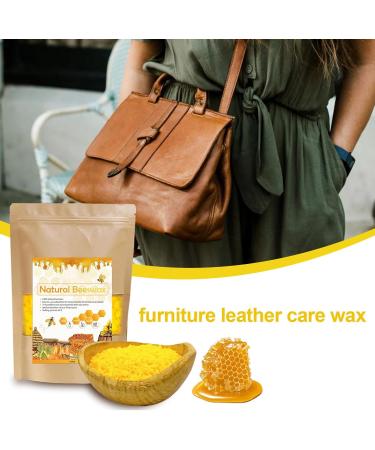 Shakven Yellow Beeswax Pellets - Yellow Polish Wax Natural Furniture Wax Pellets Furniture Polish and Cleaner Beeswax for Woodwork Sofa Tables Chairs Cabinets - Buy Online on GoSupps.com