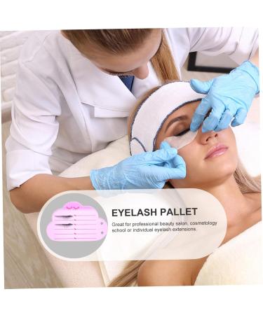 Buy POPETPOP Grafting Eyelash Board - 2pcs Lash Extensions Supplies | Acrylic & Ceramic Lash Storage Tool for Professional Use - Buy Online on GoSupps.com