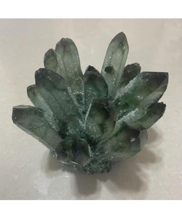 Room Decoration Natural Green Phantom Crystal Ghost Quartz Crystal Cluster Specimen for Home Decoration 4.4lbs (Size : 4.4lbs) - Buy Online on GoSupps.com