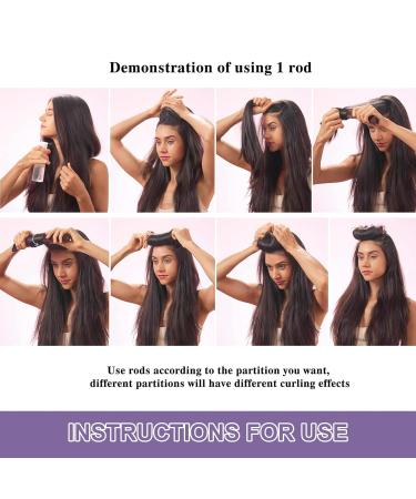 Yeria Heatless Curlers - 3-Piece Overnight Curly Winder for All Hair Types | Hassle-Free Curls & Blowout Style - Buy Online on GoSupps.com