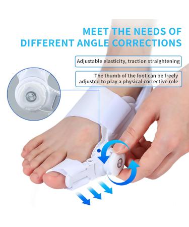 FYKERO Bunion Corrector - Orthopedic Night/Rest Brace for Men & Women with Non-Slip Toe Separators - Adjustable Bunion Splint for Left/Right Feet Relief - Buy Online on GoSupps.com