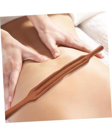 Hapinary Three Rows Roller Rods - Body Massage Bars & Manual Gua Sha Stick - Wooden Household Massage Tool for Relaxation and Pain Relief - Buy Online on GoSupps.com
