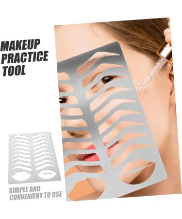 FOMIYES Eyebrow Template Mold Eyebrow Ruler Stencils Eyebrow Stencil Lip Stencil Eyebrow Trimming Lip Makeup - Buy Online on GoSupps.com