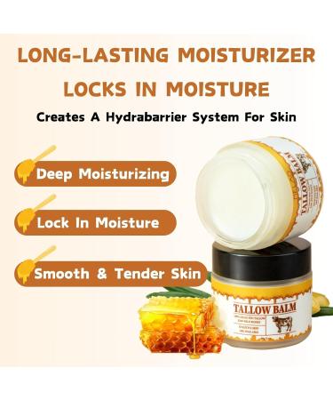 Body Lotion Women - Tallow Balm & Honey Body Lotion - Moisturiser for Dry Skin - Body Skin Care - Moisturizing Nourishing Repairing Body Cream - Body Moisturiser for Body Hand Leg - Buy Online on GoSupps.com