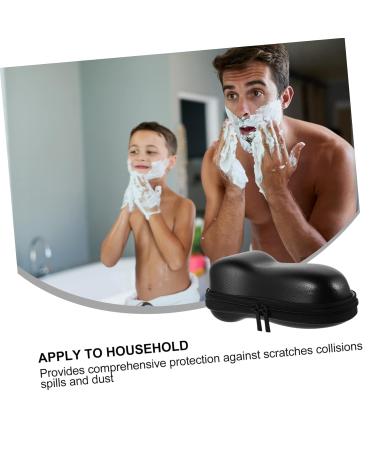 Vintorky Razor Case & Organizer | Stylish Travel Storage Box for Men & Women | Black Razor Holder - Buy Online on GoSupps.com