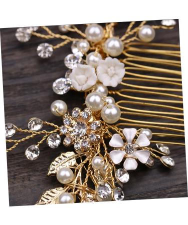 DOITOOL Women Hair Comb Alloy Hair Comb Bridal Hair Comb Crystal Hair Comb Hair Accessories Women's Headgear Wedding - Buy Online on GoSupps.com