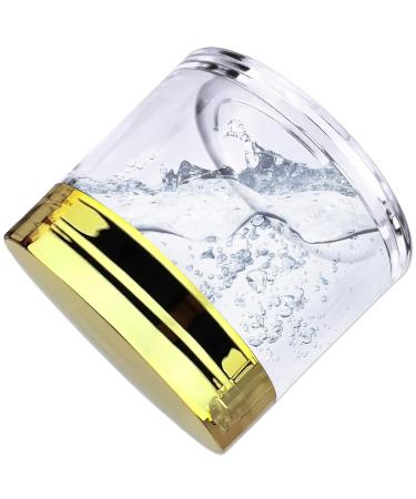 Buy Beauticom 30g Double Wall Clear Plastic Leak Proof Jars - 12 Metallic Gold Jars for Creams Lotions Makeup & More | International Shipping Available - Buy Online on GoSupps.com