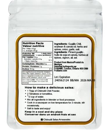 Chilmolli 10g Guajillo authentic Mexican gourmet chilli powder mix/Portable package/M lange de poudre de chili Guajillo/chile Guajillo (Mirasol) molido. Mild Guajillo 10g - Buy Online on GoSupps.com