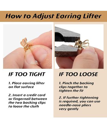 Earring Backs for Droopy Ears & Heavy Earrings - 10 Pcs/5 Pairs, Upgraded Support Backs, Hypoallergenic Lifters (Silver + Gold) - Buy Online on GoSupps.com
