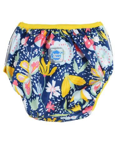 Splash About Adjustable Swim Diaper 0-1 years Garden Delight