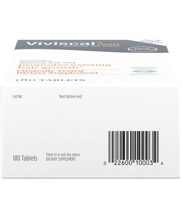 Viviscal Men's Hair Growth Supplements | Clinically Proven, Proprietary Collagen Complex | 180 Tablets - 3 Month Supply - Buy Online on GoSupps.com
