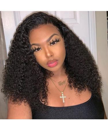 20 Inch BLY Lace Front Afro Curly Wig - 150% Density Human Hair for Black Women - Buy Online on GoSupps.com