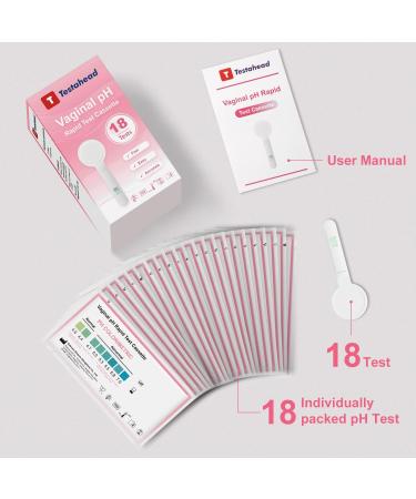 Vaginal pH Test Strips - 18-Pack Feminine Health Kits for Bacterial & Trichomonas Vaginitis - pH Balance Testing Made Easy - Buy Online on GoSupps.com