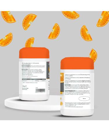 Club Vits Vitamin C 1000mg Chewable Tablets - 90 Count - Supports Immune Health, Fights Colds, Reduces Fatigue - Buy Online on GoSupps.com