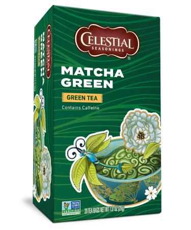 Celestial Seasonings Green Tea Matcha Green Contains Caffeine 20 Tea Bags (Pack of 6)