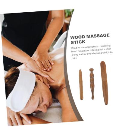 Buy SEWACC 3-Piece Hand Massage Tool Set | Wooden Acupuncture & Massage Devices | Home Wellness Tools for Relaxation - Buy Online on GoSupps.com