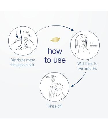 Dove Strengthening Hair Mask with White Clay - 4oz (Pack of 4) | Ideal for Damaged Hair & Hair Breakage - Buy Online on GoSupps.com