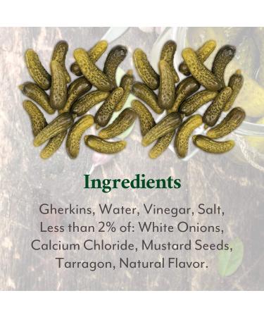 Roland Foods Premium Small Cornichons 4.1-Liter Can - Specialty Imported Pickles - Buy Online on GoSupps.com