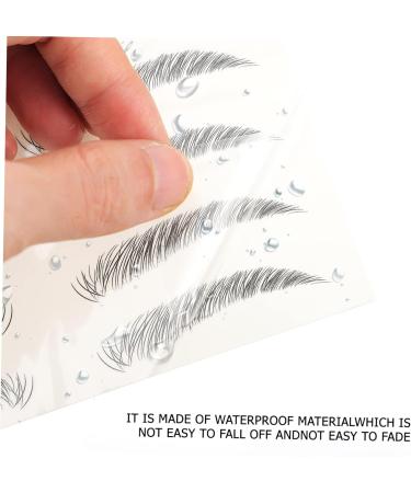 Balacoo 24 Pcs Eyebrow Stickers Beauty Tools Eyebrows Cejas Eyebrow Tattoos Stickers Artificial Post 3d - Buy Online on GoSupps.com