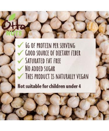 Otto Nuts - Dry Roasted Turkish Chickpeas with Sea Salt | Non-GMO Vegan Snack | High Protein 5.5 OZ Resealable Bag - Buy Online on GoSupps.com