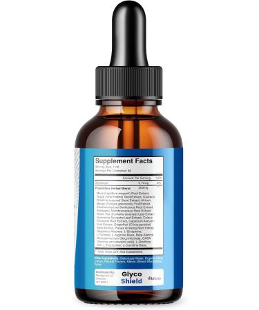 Glyco Shield Plus Drops Glyco Shield Drops Original Supplement Reviews with Maximum Strength Glycogen Health Formula GlycoShield Advanced New Official Formula GlycoShield Wellness Vitamin USA (2oz) - Buy Online on GoSupps.com